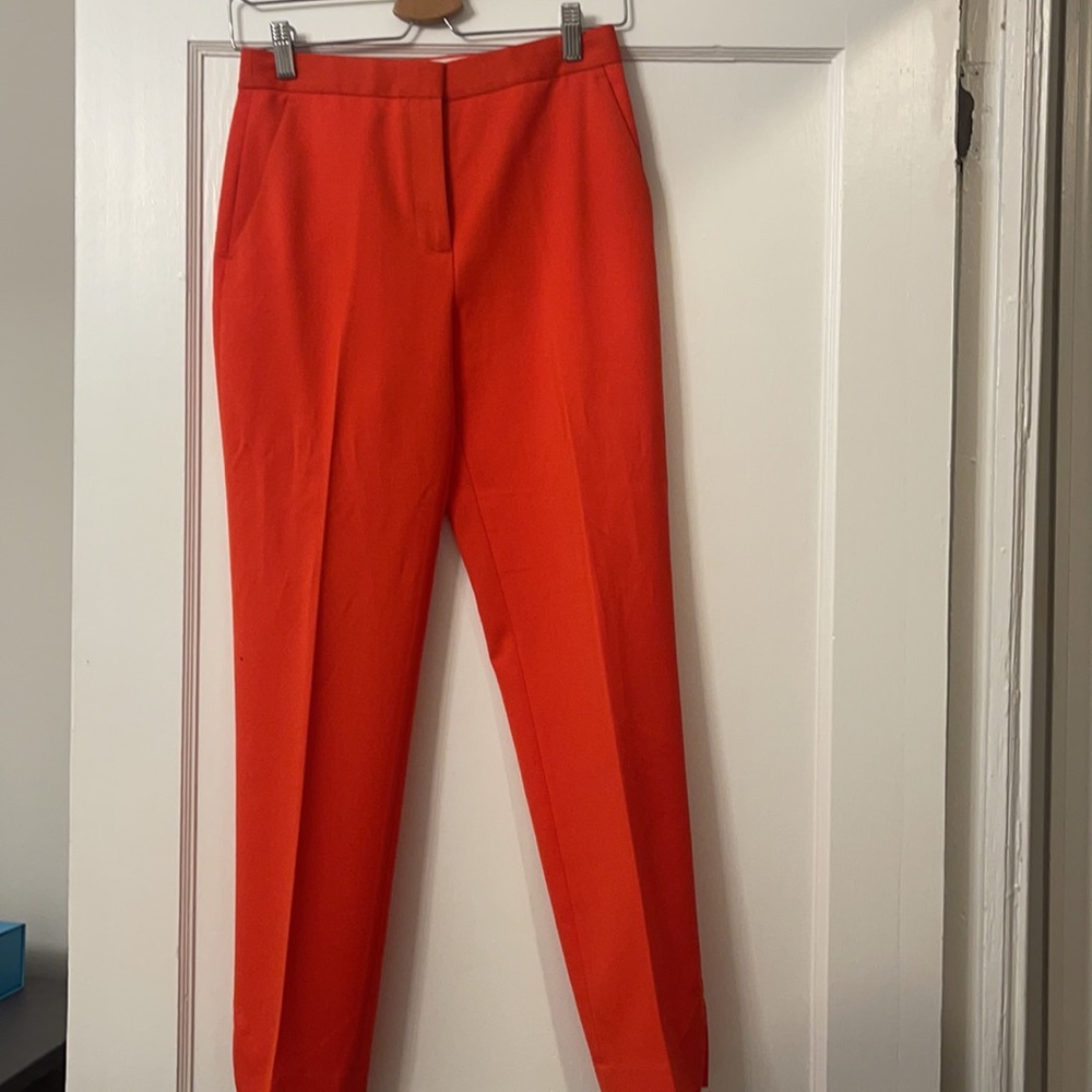 Topshop Cigarette Pants in orange, size 2